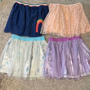 Girls tulle skirts
